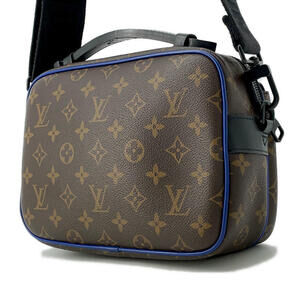 Louis Vuitton Lock Shoulder Macassar Brown Messenger Monogram Bag